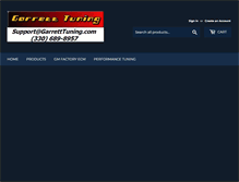 Tablet Screenshot of garretttuning.com